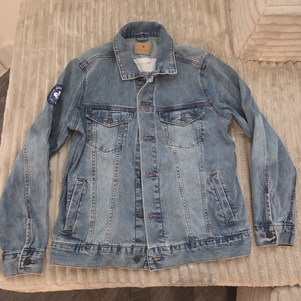 Womens Medium Blue Jean Jacket The Great Canadian Dock Party 24